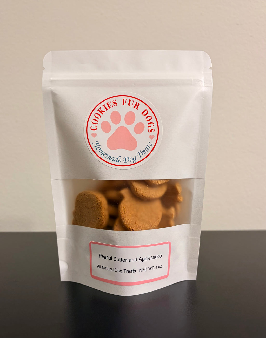 Peanut Butter and Applesauce Dog Treats