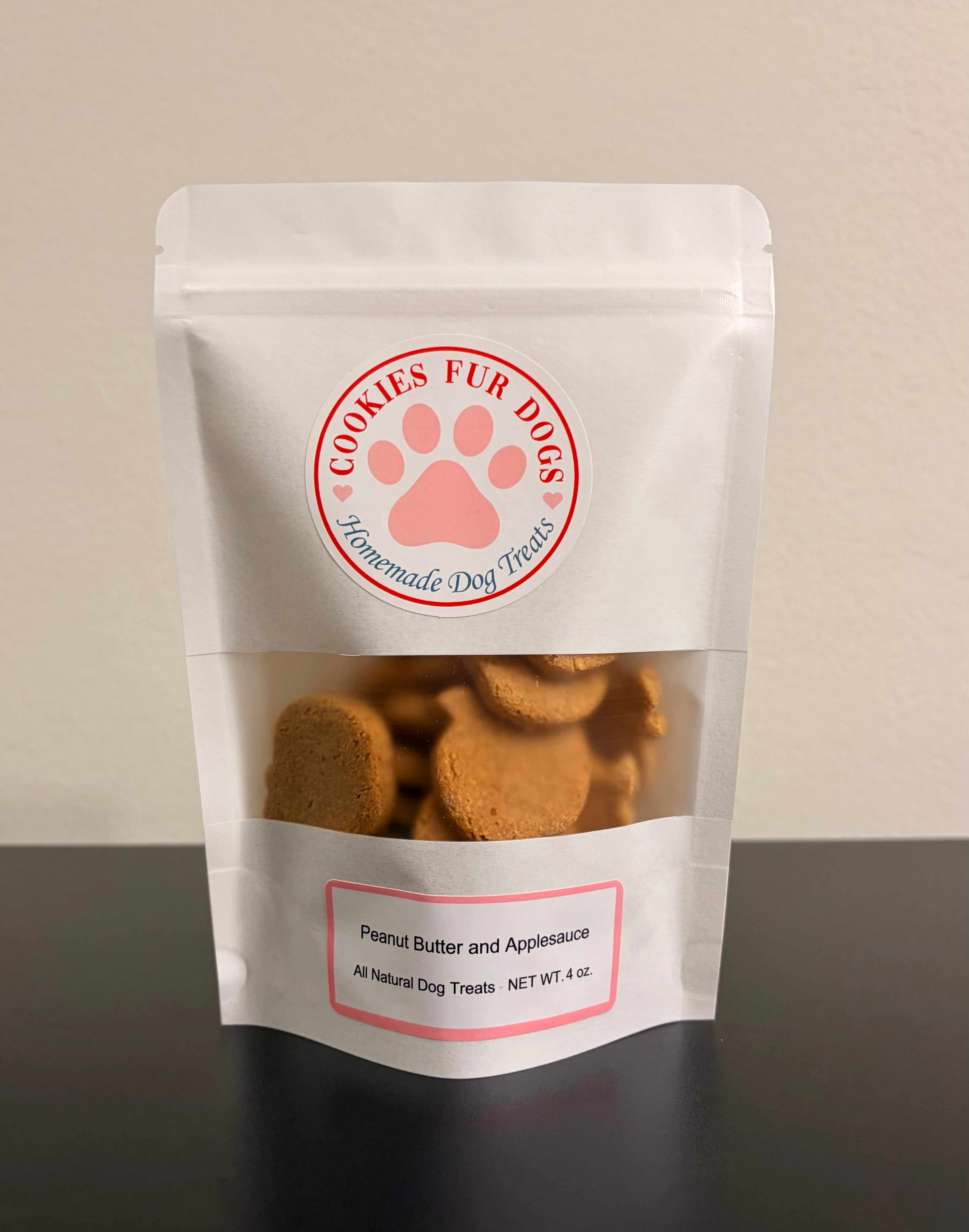 Peanut Butter and Applesauce Dog Treats