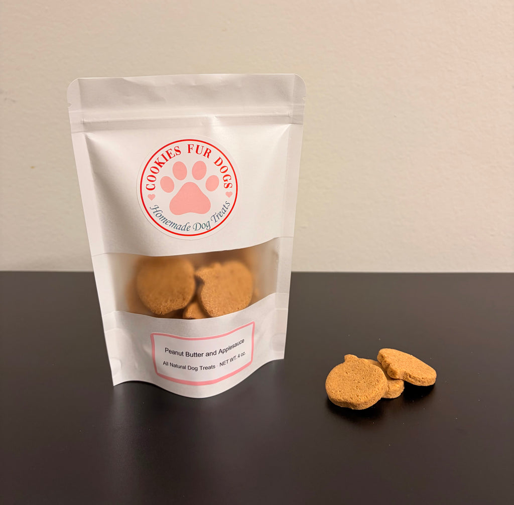 Peanut Butter and Applesauce Dog Treats
