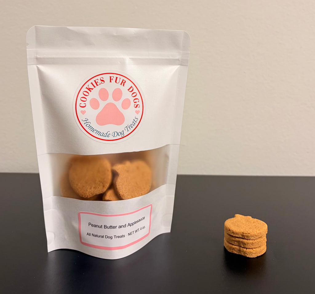 Peanut Butter and Applesauce Dog Treats