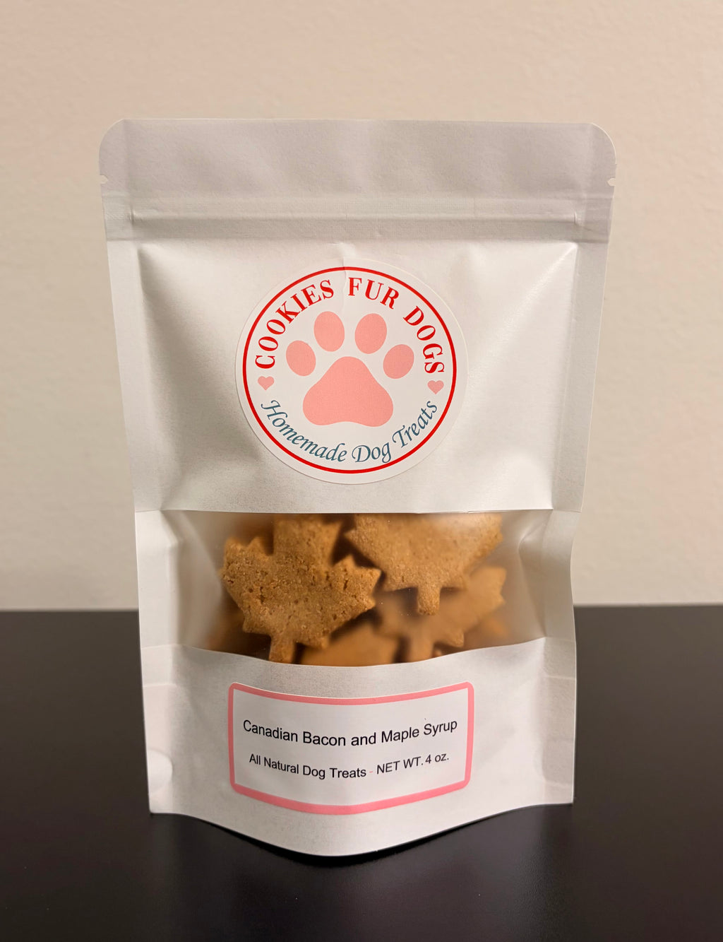 Canadian Bacon and Maple Syrup Dog Treats