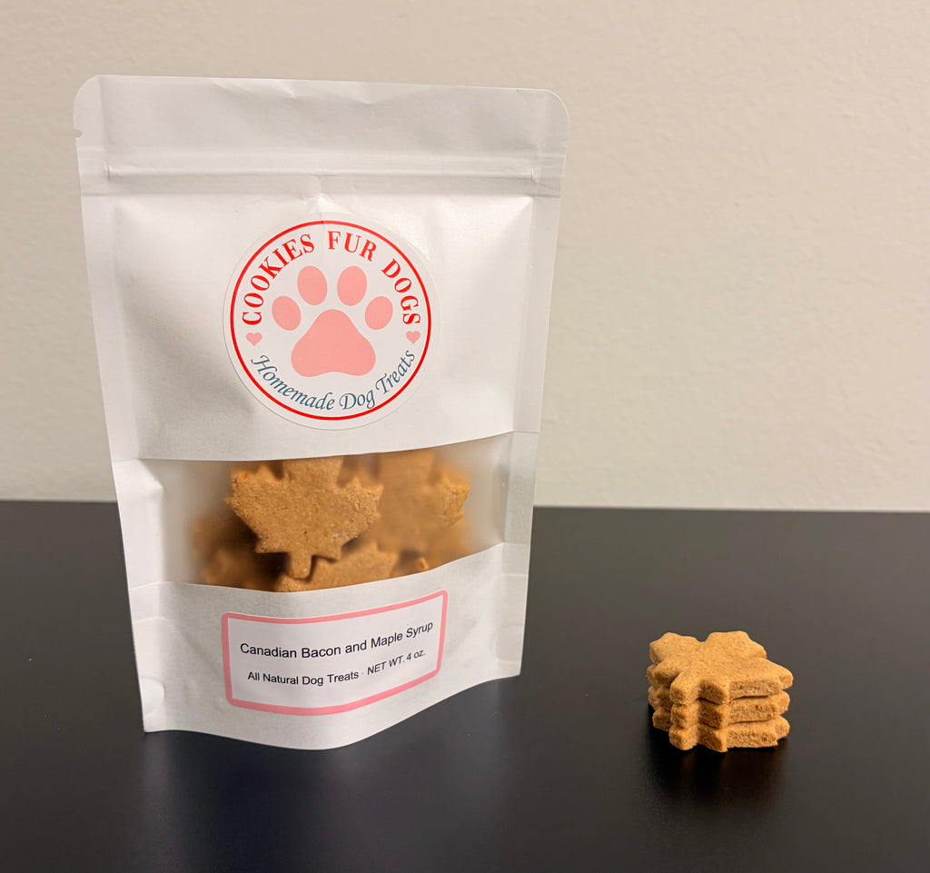 Canadian Bacon and Maple Syrup Dog Treats